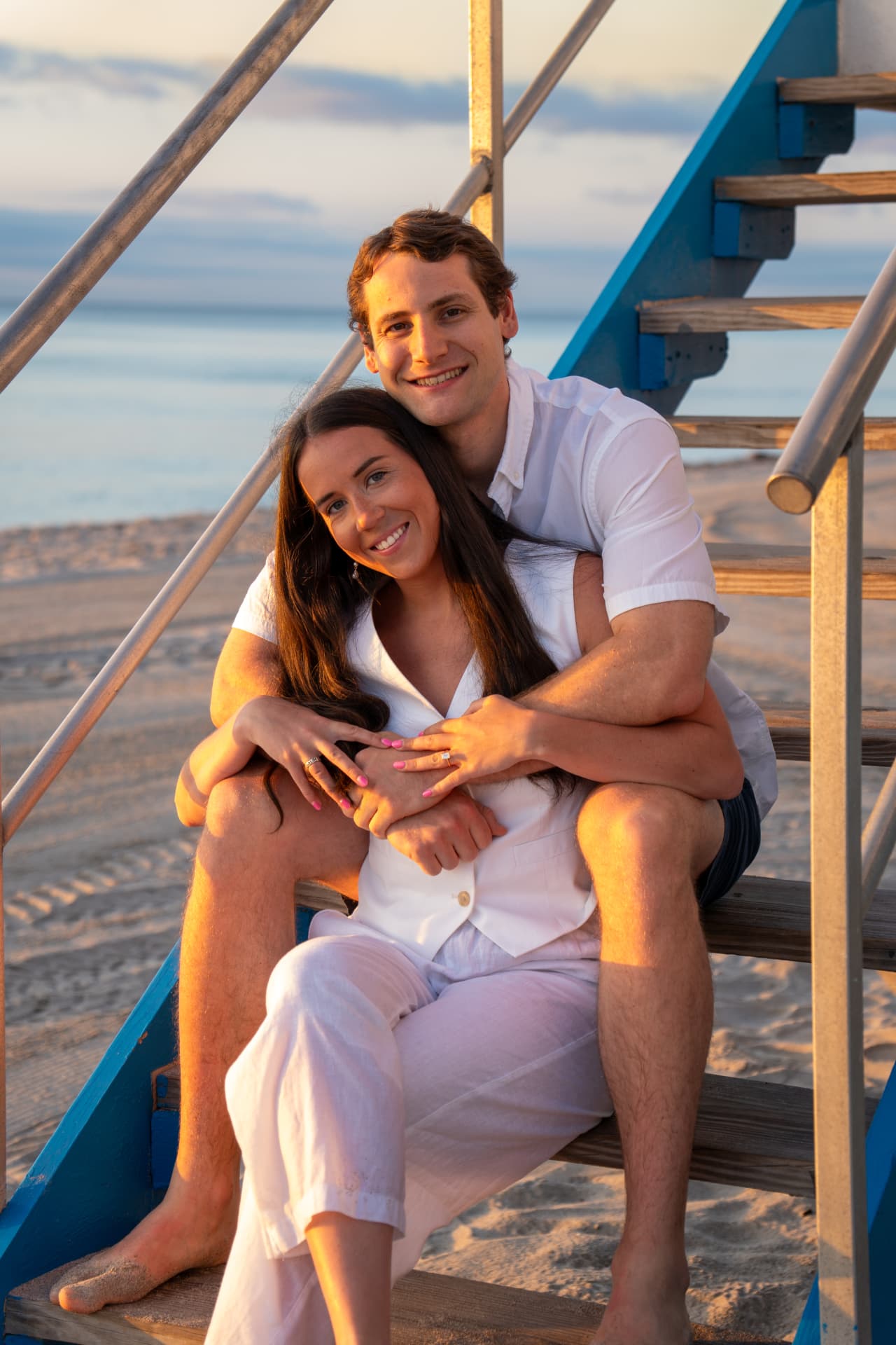 Tower Embrace — Engagements photography by Milo Media